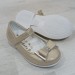 Fiyra 8004 Dore Renk Cırtlı El Yapımı Ortapedik Kız Bebe Babet Ayakkabı