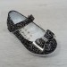 Fiyra 8007 Siyah Cırtlı El Yapımı Ortapedik Kız Bebe Babet Ayakkabı