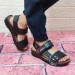 Fiyra Poliva Siyah Yumuşak Ortapadik Taban Erkek Çocuk Sandalet