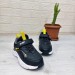 Jump 29605 Siyah-Sarı Fuspetli Cırtlı  Erkek Çocuk Spor Ayakkabı