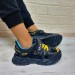 M.p One 232-3512 Siyah Sarı Cırtlı Fuspetli Çocuk Spor Ayakkabı