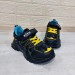 M.p One 232-3512 Siyah Sarı Cırtlı Fuspetli Çocuk Spor Ayakkabı