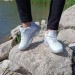 Plarıum 040 Beyaz Memoryfoam Air Tabanlı Spor Ayakkabı