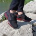 Plarıum 040 Siyah-Kırmızı Memoryfoam Air Tabanlı Spor Ayakkabı