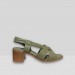 Ellanor 22520 Hakiki Deri Kadın Topuklu Sandalet