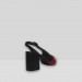 Hobby 22709 Hakiki Deri Topuklu Yazlık Kadın Ayakkabı