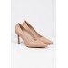 Kadın Nut Topuklu Stiletto Ayakkabı ( İç Astar Deri )-5022-229