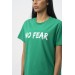 No Fear Orijinal Kadın Oversize T-Shirt Yeşil