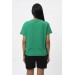 No Fear Orijinal Kadın Oversize T-Shirt Yeşil