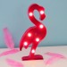 Led Işıklı Flamingo Gece Lambası Dekoratif Aydınlatma