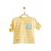 Andywawa Erkek Bebek Cepli Sarı Tişört Ac21510R