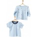 Andywawa Erkek Bebek Yelken Motifli Mavi 2Li Tişört Takımı Ac21606R