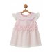 Andywawa Kız Bebek Önlük Yaka Detaylı Bandanalı Elbise Takım Ac22512