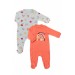 Miniworld Erkek Kız Bebek Hello Renkli 2'Li Bebek Tulum Seti 16880