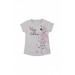 Kız Çocuk Kedi Desenli Tişört