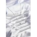 Gümüş Renk Beyaz Kalp Model Nazar Boncuk Detay Kadın Kolye - Bj-Bko8104