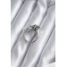 Gümüş Renk Kaplan Model Zirkon Taş Detay Vi̇p Kadın Yüzük - Bj-Byk2854