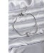 Gümüş Renk Zirkon Taşlı Charm Kadın Asansörlü Bileklik - Bj-Bb5622