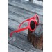 Kırmızı Renk Yuvarlak İskandinav Çocuk Gözlüğü - Bj-Cg1504
