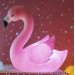 Led Işıklı Flamingo Masa Lambası