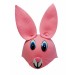 Pembe Renk Kulaklı Tavşan Şapkası Hayvan Şapkası