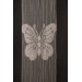 Kelebek  Model Krem Renk İp Perde Hazir Düğmeleri̇ Di̇ki̇lmi̇ş İp Perde 300*270 Cm