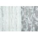Kiliç Modeli̇ Beyaz Renk Tek Kanat Hazır Dikilmiş Pileli Fon Perde 300*260 Cm