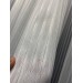 Makarna 350 Model Si̇mli̇ Kirik Beyaz Renk Hazir Di̇ki̇lmi̇ş Pi̇leli̇ Tül Perde 300*260