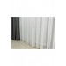 Makarna Model Si̇mli̇ Kirik Beyaz Renk Hazir Di̇ki̇lmi̇ş Pi̇leli̇ Tül Perde 300*260