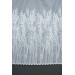 Selvi̇ Göbekli̇ Model Beyaz Renk Tek Kanat Hazır Dikilmiş Pileli Fon Perde 300*260 Cm