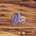 Ağaç Model Lapis Lazuli Taşlı El İşi Gümüş Yüzük