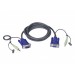 Vga Kablosu, 1 X Hdb-15 Erkek (Vga Monitör), 1 X Mini Stereo Fiş (Hoparlör) &Lt;=&Gt; 1 X Hdb-15 Dişi (Kvm Port), 1 X Mini Stereo Fiş (Hoparlör), 1.8 Metre&Lt;Br&Gt;Vga Cable With Audio, 1.8M