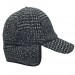 Kışlık Kep Siyah Polarlı Avcı Şapka Kulaklıklı Şapka