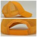 Unisex Ayarlanabilir Sarı Fileli Spor Basic Şapka