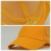 Unisex Ayarlanabilir Sarı Fileli Spor Basic Şapka
