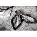 Finezza Aurora Jakar Kumaş Gümüş Siyah Sofra Tk. 8 Kşl. 160X230 Cm 17 Prç - 1267