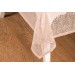 Finezza Ayçiçeği Lüx Raşel Dantel Pembe Masa Örtüsü 155X220 Cm  - 1284