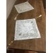 Finezza Elaina Kadife Kristal Taş Baskılı Kumaş Krem Salon Takımı 4 Parça - 784