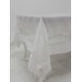 Finezza Gelin Lüx Dantelli Monoray Kumaş Beyaz Masa Örtüsü 170X230 Cm - 1026