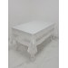 Finezza Gelin Lüx Dantelli Monoray Kumaş Beyaz Masa Örtüsü 170X230 Cm - 1026