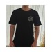 Finezza Geometrik Square Baskılı Pamuk Siyah T-Shirt L Beden - 987