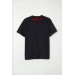 Finezza Heartless Baskılı Pamuk Siyah T-Shirt M Beden - 979