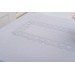 Finezza Jena Lüx Dantelli Simli Keten Kumaş Gri Masa Örtüsü  160X220 Cm -1470