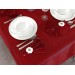 Finezza Kristal Monoray Kumaş Kırmızı Sofra Takımı 8 Kşl. 160X220Cm 17Prç. - 722