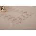 Finezza Narin Lüx Dantelli Keten Kumaş Bej Masa Örtüsü 160X230 Cm - 1125