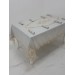 Finezza Perla Güpürlü Keten Gri Sofra Takımı 8 Kişilik 160X230 Cm 17 Prç. - 1161