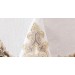 Finezza Perla Lüx Dantelli Simli Keten Kumaş Krem Masa Örtüsü 160X230 Cm - 1158