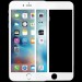 Atb Design Iphone 7 Plus/8 Plus 7D Temperli Kavisli Kırılmaz Ekran Koruyucu Beyaz New0004