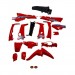 Kaporta Seti (Far+Stop Yok) Kırmızı Cub Kh/Mfh Stickerlı
