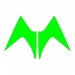 Mondial Mh Drift 2011 - 2020 Uyumlu Flo Yeşil Ön Siperlik Yan Sticker
